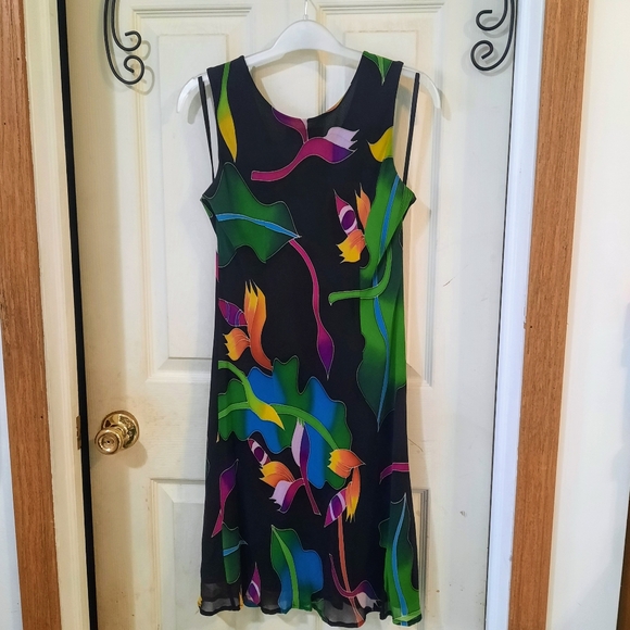 Simply Silk Floral Dress Size S - Picture 2 of 6